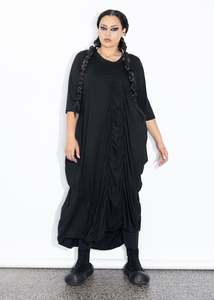 Dresses 1: Marley Dress - Black Merino