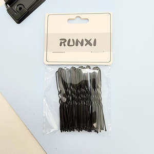 hair accessories: U Hair Pin Black