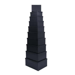gift box: 10PCS Black Colour Gift Box Whole Set