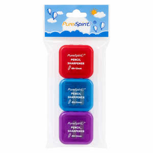 Pencil Sharpeners 3PCS – Colourful Standard Sharpeners NZ Stock