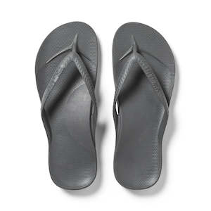 archies: ARCHIES ARCH SUPPORT JANDALS - CHARCOAL