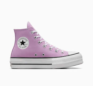 Womens Sneakers: CONVERSE CHUCK TAYLOR ALL STAR LIFT PLATFORM - Classic Amethyst/White/Black