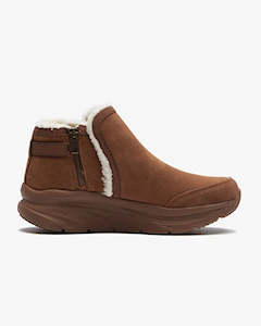 SKECHERS D'LUX WALKER CASUAL COZY - BROWN