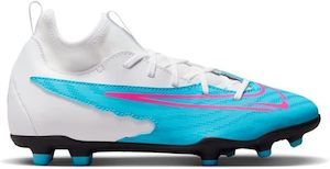 NIKE YOUTH JR PHANTOM GX CLUB DF FG/MG - Baltic Blue/White/Laser Blue/Pink Blast