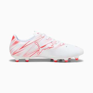 PUMA ATTACANTO FG/AG - WHITE/FIRE ORCHID