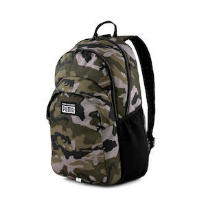 Bags Backpacks: PUMA ACADEMY BACKPACK - FOREST NIGHT-CAMO