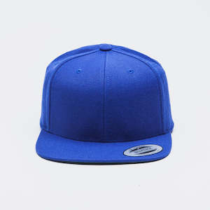 Hats Caps: SNAPBACK WOOLBLEND CAP - BLUE