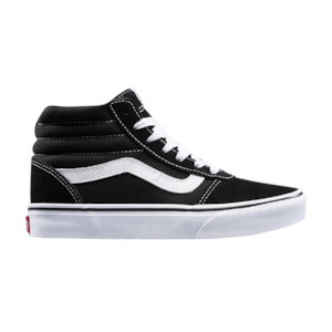 Vans: VANS WOMENS WARD HI - BLACK/WHITE