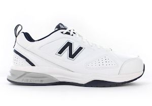 New Balance: NEW BALANCE MENS 624 V4 - WHITE/NAVY