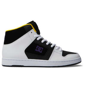 Dc: DC MANTECA 4 HI - BLACK/WHITE/PURPLE