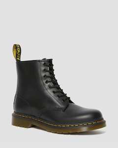 Popular Picks: DR MARTENS 1460 SMOOTH LEATHER ANKLE BOOTS - BLACK SMOOTH