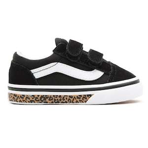 Vans: VANS OLD SKOOL V - (ANIMAL SIDEWALL) LEOPARD/BLACK