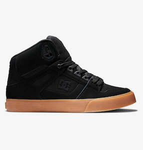 Dc: DC PURE HIGH TOP WC - BLACK/GUM