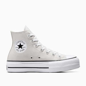 CONVERSE WOMENS CHUCK TAYLOR ALL STAR LIFT PLATFORM HI - BARELY GREY/WHITE/BLACK