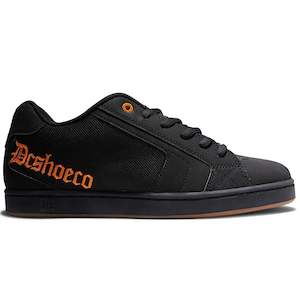 Dc: DC MENS NET LE - BLACK/BLACK/ORANGE