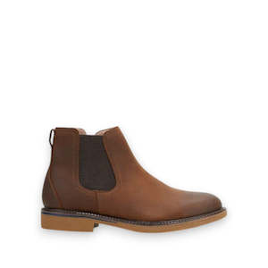 Mens Boots: HUSH PUPPIES MINNESOTA - BROWN RUB