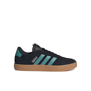 Mens Sneakers: ADIDAS VL COURT 3.0 - Core Black / Powder Teal / Silver Metallic
