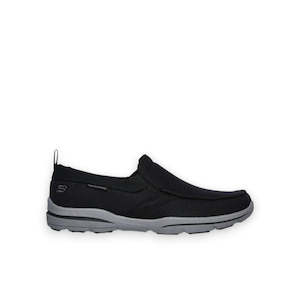 SKECHERS MENS HARPER WALTON - BLACK