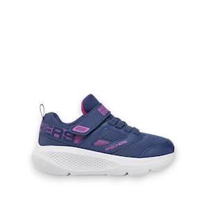 SKECHERS KIDS GO RUN ELEVATE SPORTY SPECTACULAR - NAVY