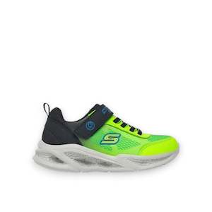 Kids: SKECHERS KIDS METOR LIGHTS - BLACK/BLUE/LIME