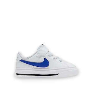 NIKE INFANT COURT LEGACY - WHITE/GAME ROYAL/BLACK