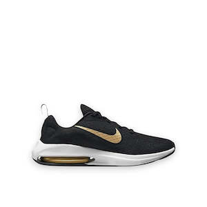 NIKE YOUTH AIR ZOOM ARCADIA 2 - Black/Wolf Grey/White/Metallic Gold