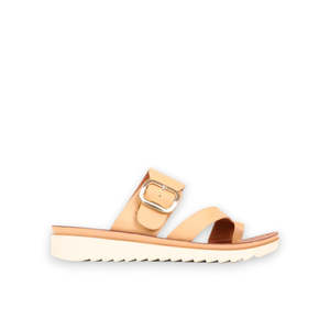 Womens Slides Jandals: LOS CABOS KATH - CAMEL