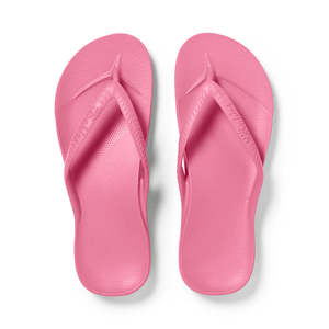 Womens Slides Jandals: ARCHIES ARCH SUPPORT JANDALS - HOT PINK
