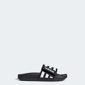 ADIDAS KIDS ADILETTE COMFORT SLIDES - BLACK/WHITE