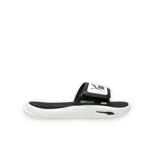 Puma: PUMA SOFTRIDEPRO SLIDE 24 V - BLACK/WHITE