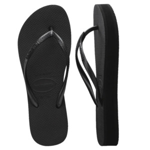 HAVAIANAS SLIM FLATFORM - BLACK