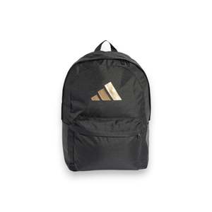 ADIDAS CLASSIC 3 BAR LOGO BACKPACK - BLACK/GOLD