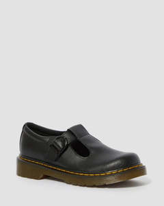Kids: DR MARTENS KIDS POLLEY - BLACK