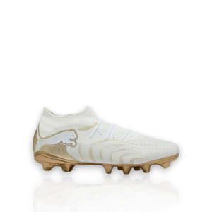 PUMA FUTURE 9 MATCH FG/AG - WHITE METALLIC/GOLD