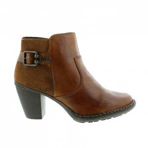 Womens Boots Shoes: RIEKER 55292-25 - BROWN