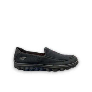 SKECHERS MENS GO WALK 2 - BLACK/BLACK