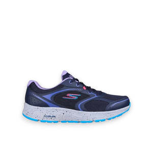Womens Sneakers: SKECHERS GO RUN CONSISTENT VIVID HORIZON - NAVY/LAVENDER