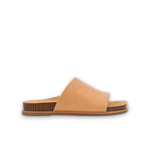 Womens Slides Jandals: HUSH PUPPIES JEWEL - CAMEL