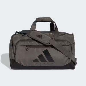 Bags Backpacks: ADIDAS TRAINING DEFENDER DUFFLE BAG - CHARCOAL