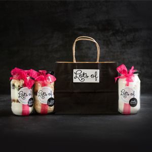 The Black Bag Three Jar Gift Set Lots Of Baking Mixes New Zealand