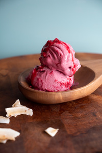 Products: Raspberry Ripple Ice Cream (vegan) Lotta Love