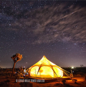 Lotus Belle Tents: 4m Lotus Belle Hybrid Deluxe Tent