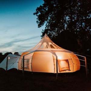 6m Lotus Belle Tents: 6m Hybrid Deluxe Stargazer