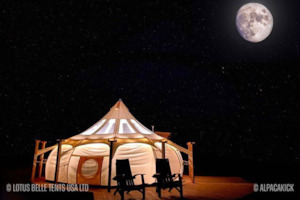 Lotus Belle Tents: 20ft Lotus Belle Stargazer Deluxe Tent
