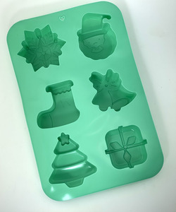 Products: Soap Mould – Christmas Fun C (6 Cavity) - Lotus Oils New Zealand