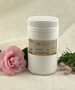 Products: Aloe Vera Powder (200: 1) - 100g CLEARANCE - Lotus Oils New Zealand