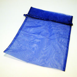 Blue Organza Bag