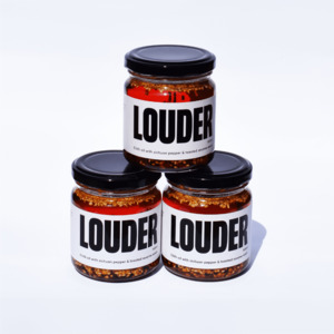 Products: LOUDER Chilli Oil - 3 Jar Bundle - LOUDER Small Batch Chilli Oil & Spicy Sesame Salt