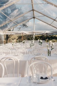 Products: White Linen Tablecloth Hire - Lucy's