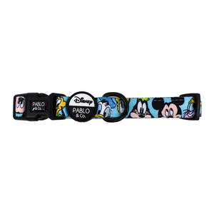 Dog Accessories: Mickey & Friends - Blue: Dog Collar
